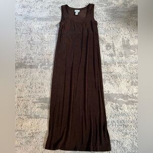 Chico's Brown Sleeveless Flowy Dress Size  0